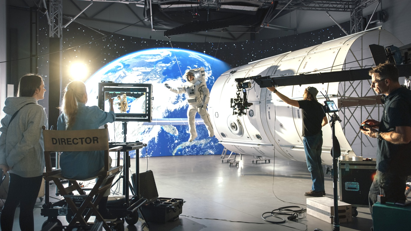 Virtual Production Cinema Stage (Light)